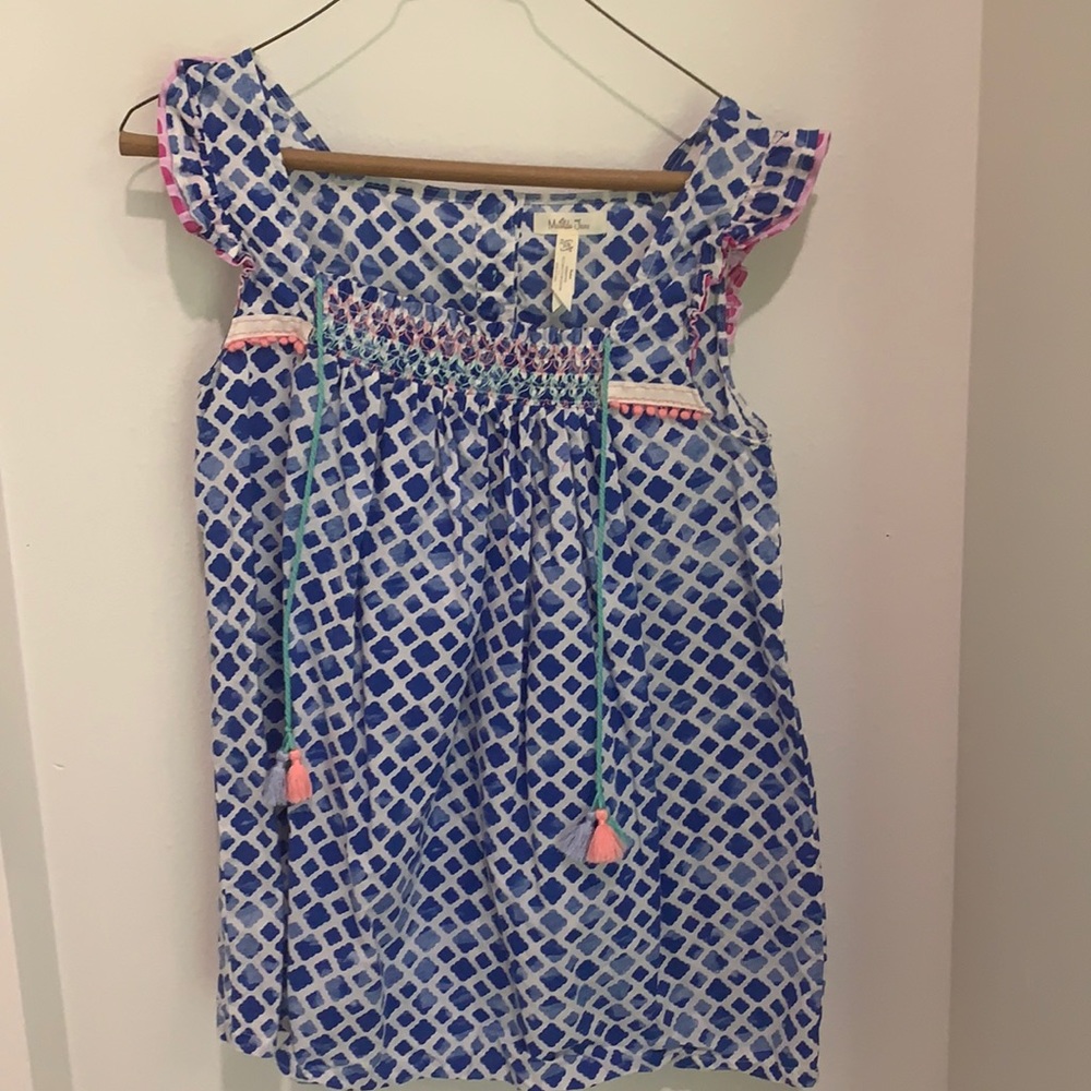 Matilda Jane XS Blue/white Top.